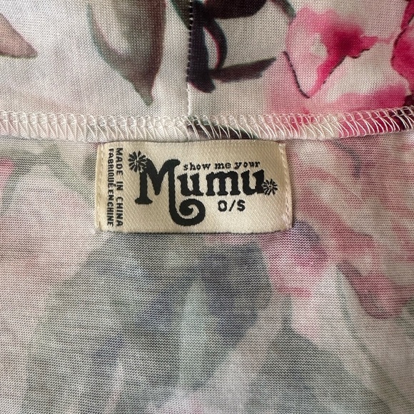 Show Me Your Mumu Brie Floral Kimono Robe One Size - Picture 3 of 7